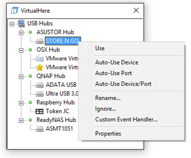 VirtualHere Static IP USB Over Internet